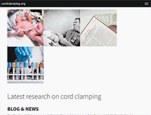 Tablet Screenshot of cordclamping.org